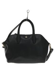 FURLA◆ショルダーバッグ/レザー/BLK