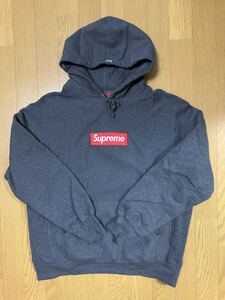 Supreme Box Logo Hooded Sweatshirt Charcoal (21FW) Sサイズ