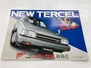 カタログ 1982年5月 トヨタ　ターセル　TOYOTA TERCEL 5Door.4Door 1500.1300