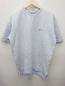 ◇ ZARA ザラ コットン 半袖 Tシャツ カットソー サイズS ライトブルー メンズ P