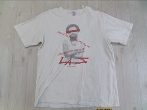 United Athle ユナイテッドアスレ メンズ 男性フォトプリント 半袖Tシャツ L 白