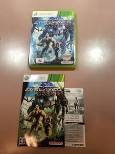 送料無料　初回版 Xbox360★エンスレイブド オデッセイ トゥ ザ ウェスト★used☆Enslaved☆import Japan