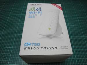 ◆◇Tp-link WiFiレンジ エクステンダー AC750 RE200　ネットワーク拡張WiFi中継器 中古美品 ◇◆