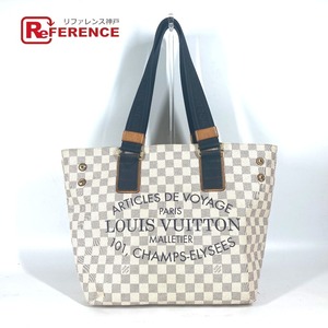 LOUIS VUITTON ルイヴィトン N41179 プランソレイユ・カバPM 肩掛け カバン トートバッグ ダミエ・アズール ショルダーバッグ 【中古】