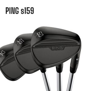 PING ピン s159 WEDGE ウェッジ ミッドナイト 3本セット#52-12 #56-12 #60-10 FUJIKURA SPEEDER NX 45