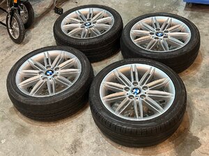 □ キレイ★ BMW 1シリーズ 純正 17インチホイール 5-120 7J/7.5J IS47 ピレリ 205/50R17 225/45R17 4本セット 札幌　丘 T-1651 ★