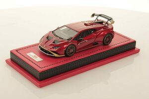 ★世界で１台！トリコロール キャリパー！超人気の赤パール！ケース封印シール未開封！MR 1/43 Lamborghini ウラカン最終進化形 イタリア線