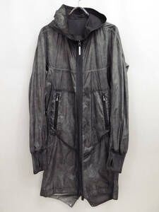 ISAAC SELLAM REFLECTIVE COLD DYED REVERSIBLE COAT アイザックセラム リフレクター コールドダイ リバーシブル コート オーバーロック