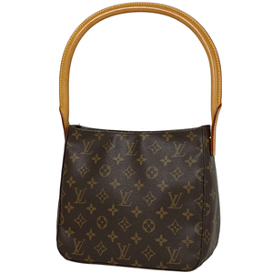 ルイ・ヴィトン Louis Vuitton ルーピング MM 肩掛け ワンショルダー ショルダーバッグ モノグラム ブラウン M51146 レディース 【中古】