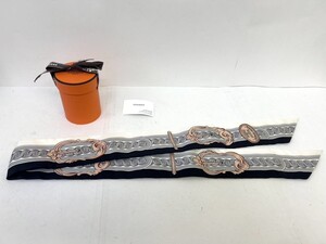 H205-W6-2370 ◎ HERMES エルメス ツイリー スカーフ ラフォルパラード レディース 箱付き ファッショングッズ 長さ約86cm