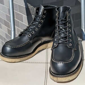 【US7.5D - 25.5cm】レッドウィング 6インチ クラシックモック 8179 ブラッククローム REDWING アイリッシュセッター