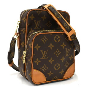 1円 ◆美品 LOUIS VUITTON ルイヴィトン ショルダーバッグ アマゾン M45236 モノグラム キャンバス ブラウン◆E.Cmpl.zE-15