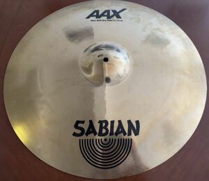 即決!! SABIAN(セイビアン) ライドシンバルAAX-21RDR AAX Raw Bell Dry Ride 21”/53cm 使用ごく僅か