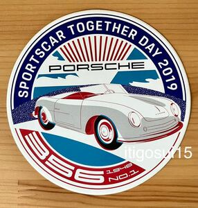 ★【未使用】ポルシェ PORSCHE 356 NO.1★Sportscar Together Day 2019 ステッカー 1枚 シール★ノベルティ★記念品