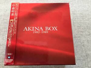 中森明菜 AKINA BOX1982-1989 紙ジャケ 18枚組 サンプル 