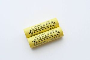 21700 リチウムイオンバッテリー 5000mAh 3.7V 2個セット 複数本セットもお安く出品しています 組みバッテリー製作可能