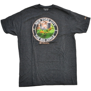 COLUMBIA / コロンビア NEW YORK CITY THE BIG APPLE T-SHIRT DARK GRAY