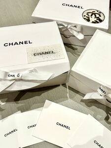 CHANEL プレゼント箱*.・3点セット空箱 *.小物入れ クリスマス限定化粧箱 有り*.