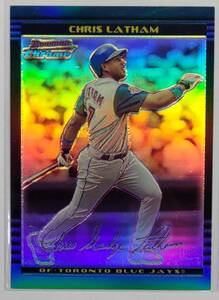 来日外国人 レイサム 2002 Bowman Chrome Refractor 巨人