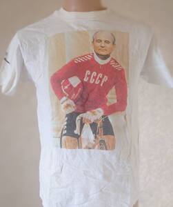 【ビンテージ】かなり貴重な スペシャライズド ゴルビーTシャツ ミハエル・ゴルバチョフ CCCP