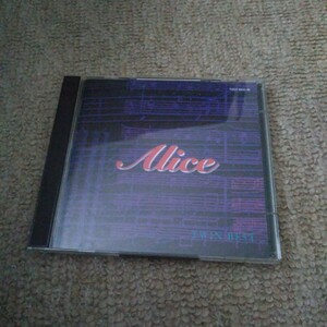 CD ALICE TWIN BEST アリス ツイン・ベスト 谷村新司/堀内孝雄 2CD ベスト アルバム 廃盤 チャンピオン 冬の稲妻 ジョニーの子守唄