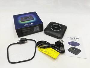 F2411-215B　DRIVIM　カーオーディオ　CarPlay AI BOX CPC200-Tbox Android 13.0 4GB+64GB【中古品】