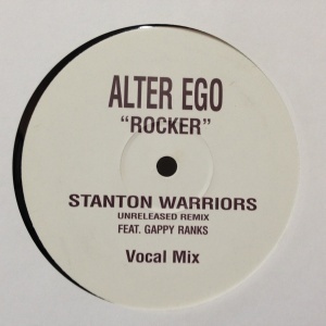 12inchレコード ALTER EGO / ROCKER (UNRELEASED REMIX)