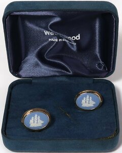 Wedgwood,カフスボタン,帆船, 中古