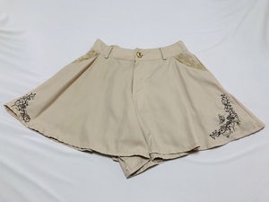 ★axes femme / アクシーズ ファム　フレアキュロット　＜Ｍ＞　ベージュ