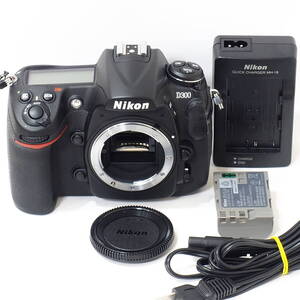 Nikon D300 Body No.2014321 APS-C 1230万画素 ニコンDXフォーマットフラッグシップ 撮影テスト 良好！ショット2,167数 枚 EN-EL3e MH-18