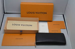 【大黒屋】LOUIS VUITTON ルイヴィトン エピ ジッピーウォレット ヴェルティカル ラウンドファスナー 長財布 ノワール ブラック M60965