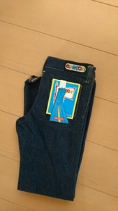 送料込　新品 1970年代品★GARCON ベルボトムジーンズ 子供服 145