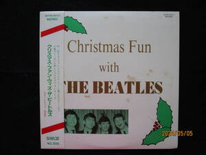 NEW レア 限定 帯 カラー レコード Christmas Fun with THE BEATLES 1963 ～ 1969 ビートルズ ファンクラブ クリスマス EP COLLECTION COMP