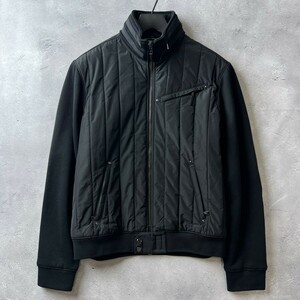 入手困難 廃盤 Ralph Lauren Black Label ラルフローレン 最高級 スタンドカラー 中綿 ジャケット ブルゾン / メンズ L 黒 ブラック 秋冬