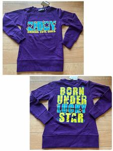 新品ジディziddy両プリロング丈長袖TシャツロンTトレーナー・チュニック140 JUNK STORE JENNI