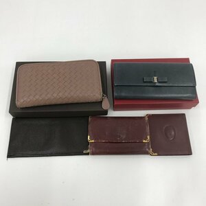 財布 おまとめ 5点 Cartier/BOTTEGA VENETA/Salvatore Ferragamo/CELINE【CKAV2022】