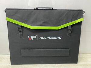 C3DP-072803 中古品　ALLPOWERS AP200 ソーラーパネル 200W ソーラーチャージャー 18V太陽光パネル 最大25A出力　付属品無し　本体のみ　