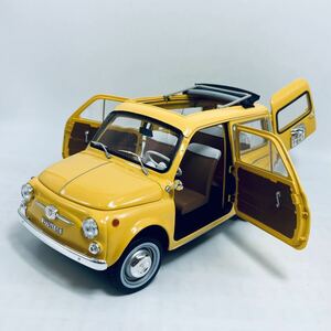 NOREV 1/18 FIAT 500 GIARDINIERA Positano Yellow フィアット500 ジャルディニエラ ポジターノイエロー