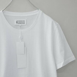 ★超美 Maison Martin Margiela 10 ◆18SS クルーネック Tシャツ 白 サイズ48 (下げ札付き) 半袖 カットソー メゾンマルジェラ ◆MU11