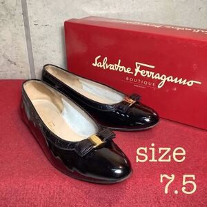 【売り切り!送料無料!】A-252 フェラガモ Salvatore Ferragamo BABY パンプス!中古品!箱あり!