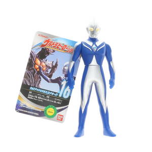 【中古】[SFT]ウルトラヒーロー500シリーズ 16 ウルトラマンコスモス(ルナモード) 完成品 ソフビフィギュア バンダイ(61161866)