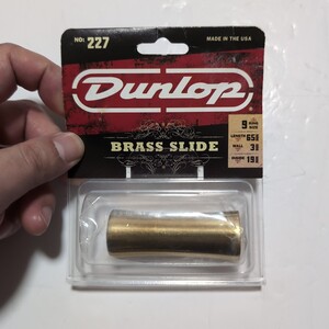 定番 JIM DUNLOP CONCAVE BRASS SLIDE MEDIUM 真鍮 製 スライドバー ボトルネック 検 エレキ ギター アコースティック ガット クラシック