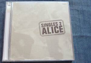 ALICE/Alice/アリス【 SINGLES 2/シングルス２】ポリスター時代のA・B面シングルコレクション★『雨の朝 東京に死す』収録★