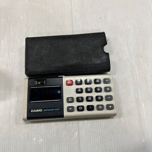 CASIO personal-mini 計算機 カシオ 昭和レトロ 電卓 カシオミニ レトロ 電子計算機 