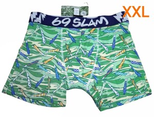 69slam ロックスラム ボクサーパンツ XXLサイズ オーガニック　コットン バンブー素材