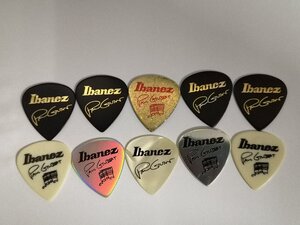 ■札幌■価格応談/下取OK★ギターピック 現行品 Ibanez製 Paul Gilbert サイン入り 10点セット アイバニーズ G1I22494