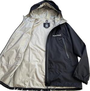 mont-bell モンベル レインウェア ゴアテックス GORE-TEX レインダンサージャケット 黒 ブラック S 登山トレッキング 通勤通学 #1128340 