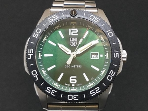 LUMINOX ルミノックス PACIFIC DIVER 3120SERIES 200M Ref.3137 ミリタリーウォッチ クォーツ 腕時計 SS デイト グリーン 箱あり