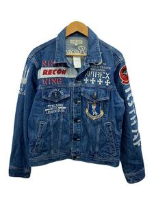 AVIREX◆TYPE BLUE DENIM JACKET RECON/Gジャン/L/コットン/IDG/6112137