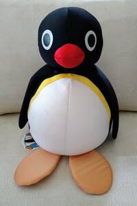 SEGA 2007年★ピングー スーパー ジャンボ サラサラパウダー ぬいぐるみ★Pingu